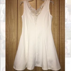 white dress